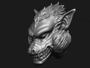kong head - oozaru - dragon ball z 3D Print Model