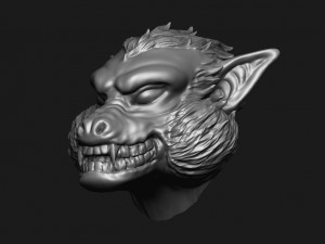 kong head - oozaru - dragon ball z 3D Print Model