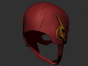 flash helmet - justice league 3Dプリントモデル