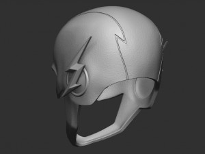 flash helmet - justice league 3Dプリントモデル