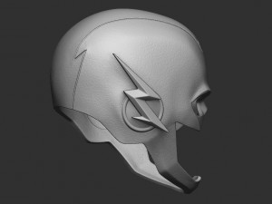 flash helmet - justice league 3Dプリントモデル