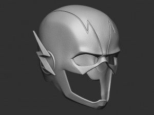 flash helmet - justice league 3Dプリントモデル