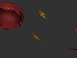 flash helmet - justice league 3Dプリントモデル