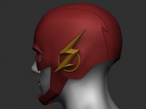 flash helmet - justice league 3Dプリントモデル