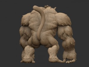 oozaru - goku - dragonball z Modello di stampa 3D