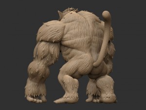 oozaru - goku - dragonball z Modello di stampa 3D