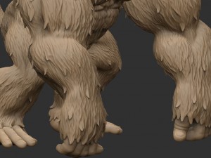 oozaru - goku - dragonball z Modello di stampa 3D
