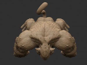 oozaru - goku - dragonball z Modello di stampa 3D