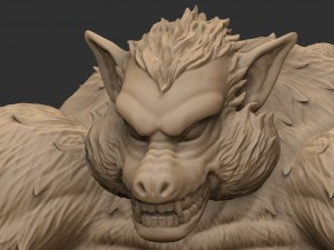 oozaru - goku - dragonball z Modello di stampa 3D