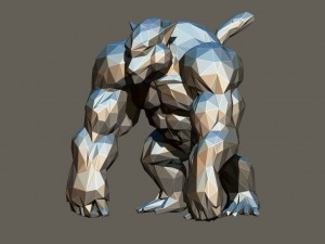 polygon kong 3D प्रिंट मॉडल