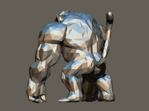 polygon kong 3D प्रिंट मॉडल