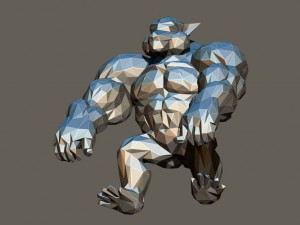 polygon kong 3D प्रिंट मॉडल