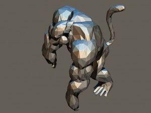 polygon kong 3D प्रिंट मॉडल