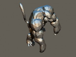 polygon kong 3D प्रिंट मॉडल