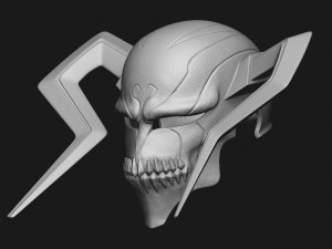the whole hollow mask - kurosaki ichigo - bleach 3Dプリントモデル