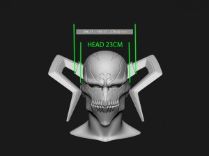 the whole hollow mask - kurosaki ichigo - bleach 3Dプリントモデル