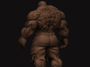 the thing - fantastic four - marvel Modèles 3D en vedette