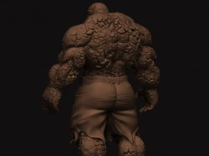 the thing - fantastic four - marvel 3D Print Model