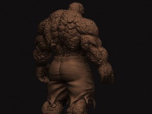 the thing - fantastic four - marvel Modèles 3D en vedette