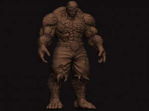 the thing - fantastic four - marvel Modèles 3D en vedette