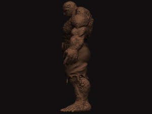 the thing - fantastic four - marvel Modèles 3D en vedette