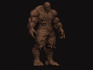the thing - fantastic four - marvel Modèles 3D en vedette