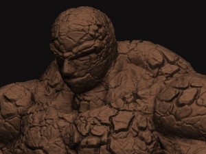 the thing - fantastic four - marvel Modèles 3D en vedette