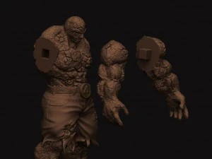 the thing - fantastic four - marvel 3D Print Model