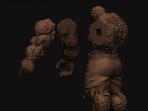 the thing - fantastic four - marvel 3D Print Model