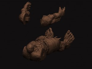 the thing - fantastic four - marvel Modèles 3D en vedette