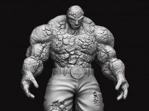 the thing - fantastic four - marvel 3D Print Model