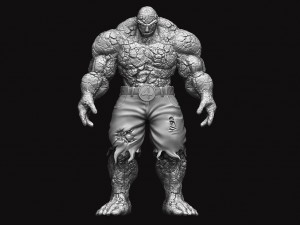 the thing - fantastic four - marvel Modèles 3D en vedette