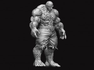 the thing - fantastic four - marvel Modèles 3D en vedette