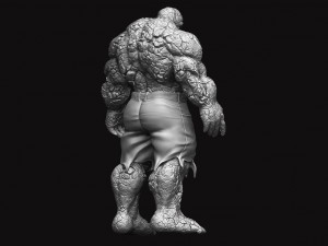 the thing - fantastic four - marvel Modèles 3D en vedette