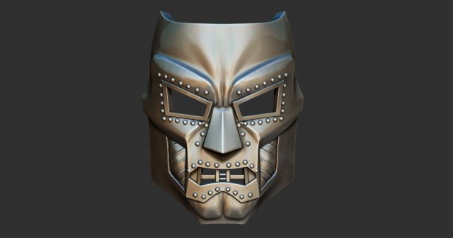 doom mask - helmet marvel - cosplay - 3d print model 3D Print Model .c4d .max .obj .3ds .fbx .stl .blend 