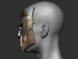 doom mask - helmet marvel - cosplay - 3d print model 3D Print Model