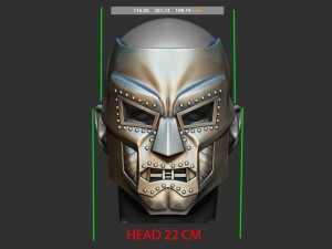 doom mask - helmet marvel - cosplay - 3d print model 3D Print Model