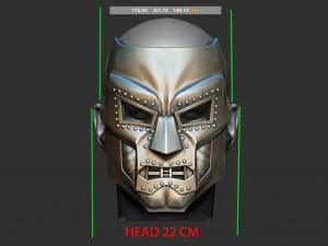 doom mask - helmet marvel - cosplay - 3d print model 3D Print Model