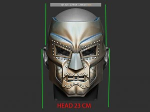 doom mask - helmet marvel - cosplay - 3d print model 3D Print Model
