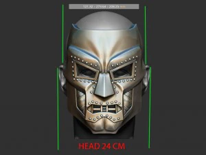 doom mask - helmet marvel - cosplay - 3d print model 3D Print Model