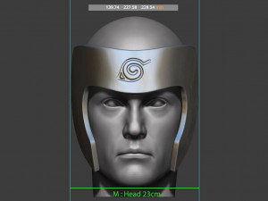 tobirama senju mask - second hokage - naruto cosplay 3d print model 3D प्रिंट मॉडल