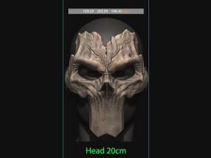death mask - darksiders 3d print model 3D Print Model
