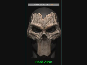 death mask - darksiders 3d print model 3D Print Model