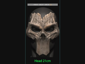 death mask - darksiders 3d print model 3D Print Model