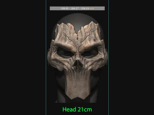 death mask - darksiders 3d print model 3D Print Model