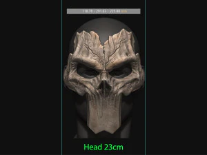 death mask - darksiders 3d print model 3D Print Model