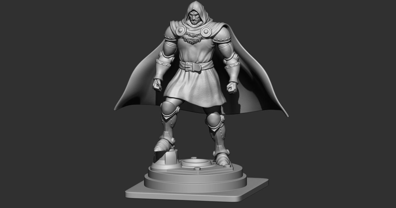 Dr Doom From Marvel Comic 3d Model In Coins And Badges 3dexport