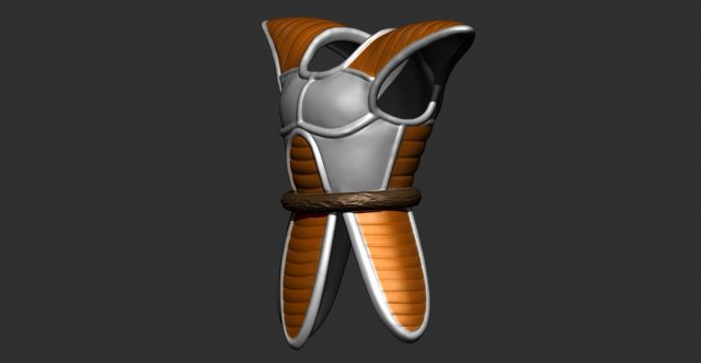 vegeta armor - dragon ball z - for cosplay - version 2 3d print model 3D Print Model .c4d .max .obj .3ds .fbx .stl .blend 