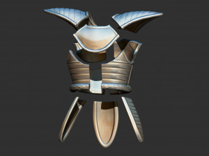 vegeta armor - dragon ball z - for cosplay - version 2 3d print model 3D Print Model