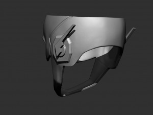 flash kid helmet - dc comic 3d print model 3d print model Modelo de Impressão 3D